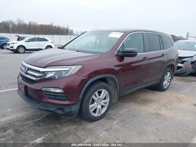 Honda PILOT LX 2016 5FNYF5H17GB054077 Image 2