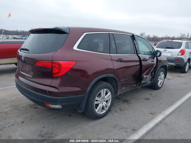 Honda PILOT LX 2016 5FNYF5H17GB054077 Image 4