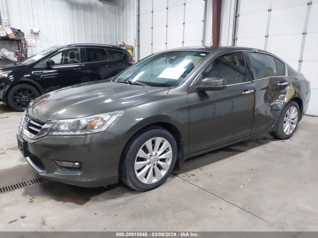 Honda Accord Ex-l V-6 2014 1HGCR3F80EA017627 Image 2
