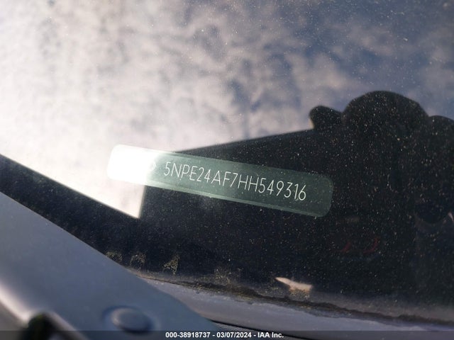 Hyundai Sonata 2017 5NPE24AF7HH549316 Image 9