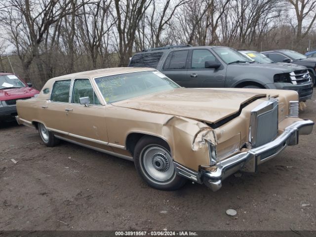 1979 LINCOLN CONTINENTAL 9Y82S751527      