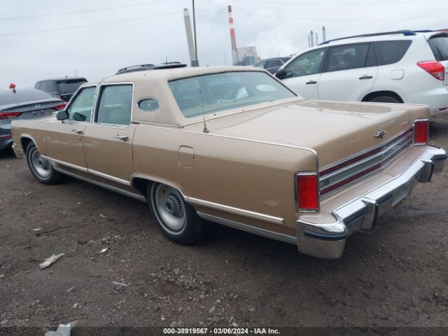 1979 LINCOLN CONTINENTAL 9Y82S751527       Photo 2