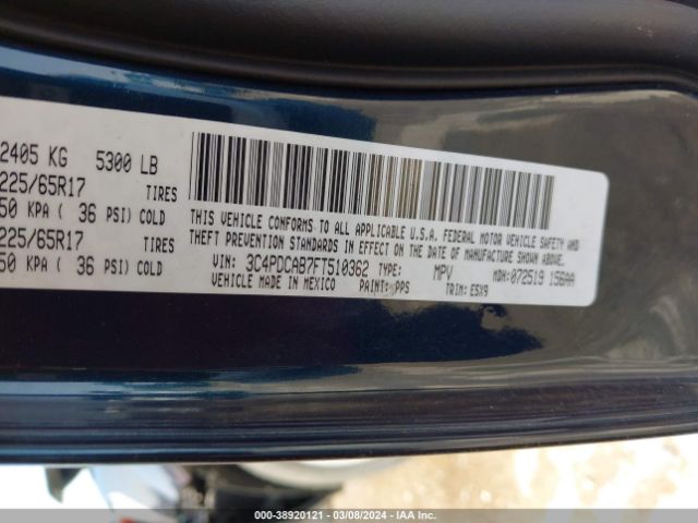 3C4PDCAB7FT510362 Dodge Journey American Value Pkg