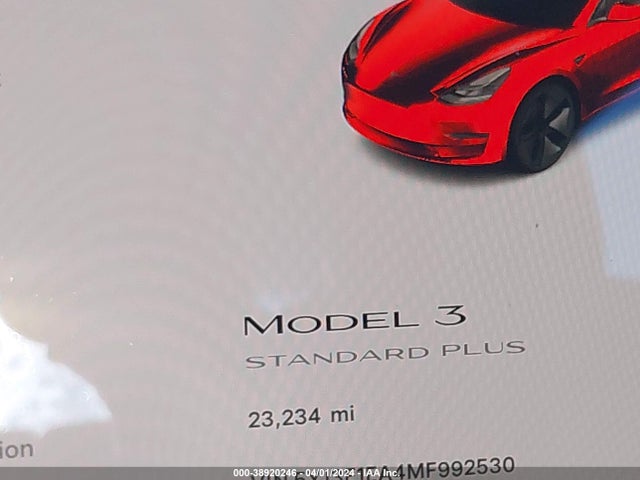 5YJ3E1EA4MF992530 Tesla Model 3 Standard Range Plus Rear-wheel Drive