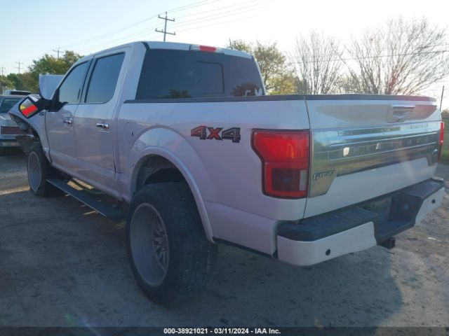1FTEW1E55JFC69544 Ford F-150 Platinum