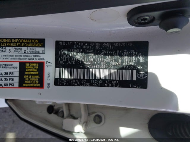 Toyota Avalon Xle Premium 2014 4T1BK1EB8EU084423 Image 9