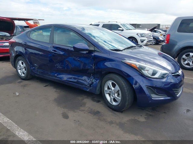 Hyundai ELANTRA SE 2014 5NPDH4AE9EH538539 Image 1