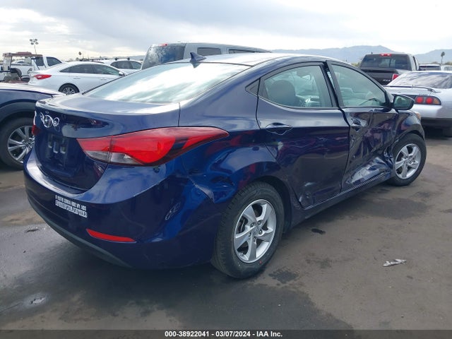 Hyundai ELANTRA SE 2014 5NPDH4AE9EH538539 Image 4