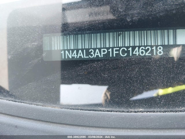 Nissan Altima 2.5 S 2015 1N4AL3AP1FC146218 Image 9