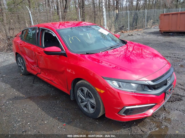 Honda Civic Lx 2020 2HGFC2F6XLH528347 main image