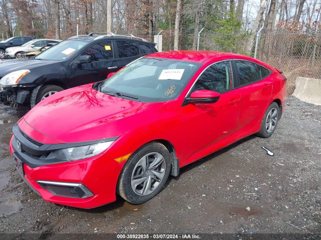 Honda Civic Lx 2020 2HGFC2F6XLH528347 Image 2