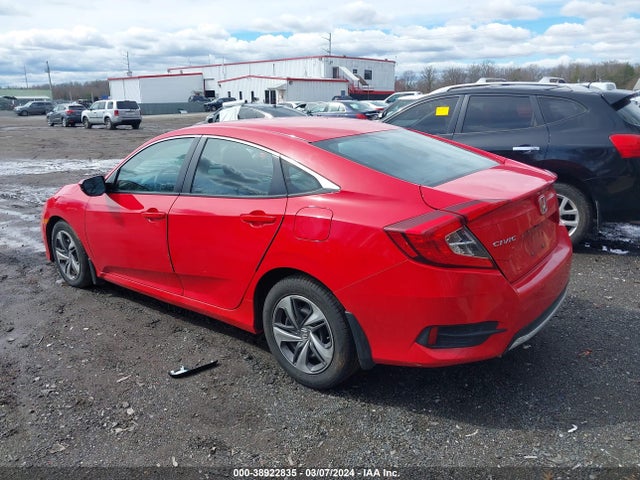 Honda Civic Lx 2020 2HGFC2F6XLH528347 Image 3