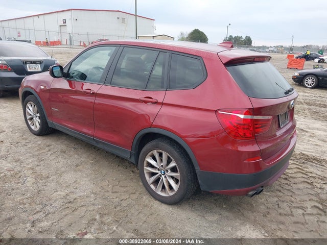 2013 Bmw X3 Xdrive28i მანქანა იყიდება აუქციონზე, vin: 5UXWX9C56D0A15692, აუქციონის ნომერი: 38922869