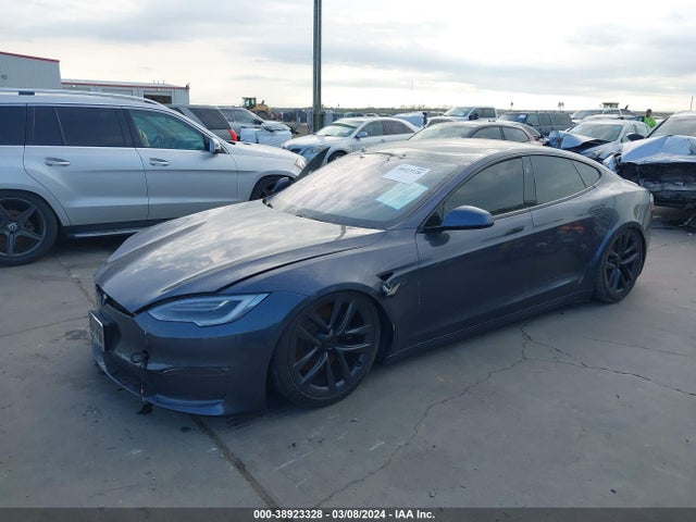 Tesla Model S Plaid Tri Motor All-wheel Drive 2021 5YJSA1E61MF441913 Image 2