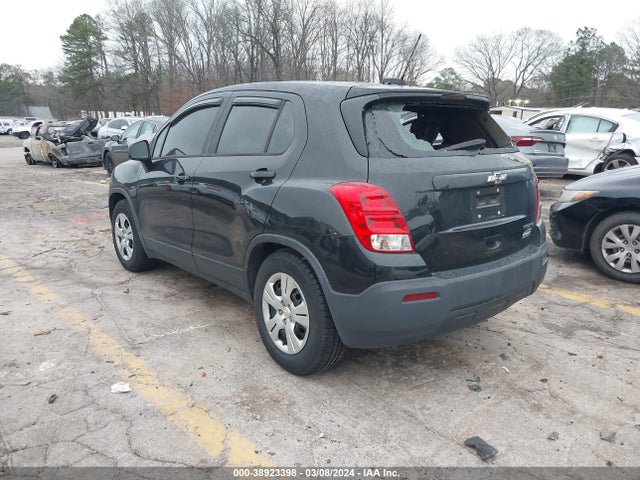 Chevrolet Trax 1ls 2015 KL7CJKSB8FB108428 Image 3