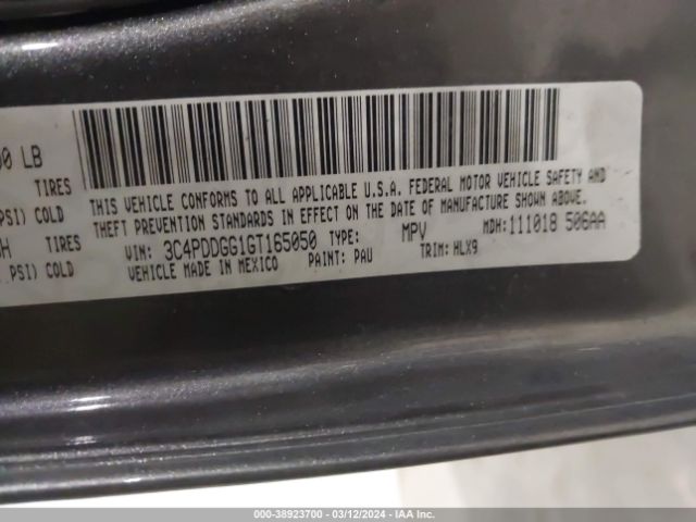 3C4PDDGG1GT165050 Dodge Journey Crossroad Plus