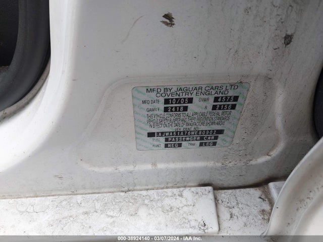 2006 JAGUAR X-TYPE SAJWA51A76WE80902 Photo 8