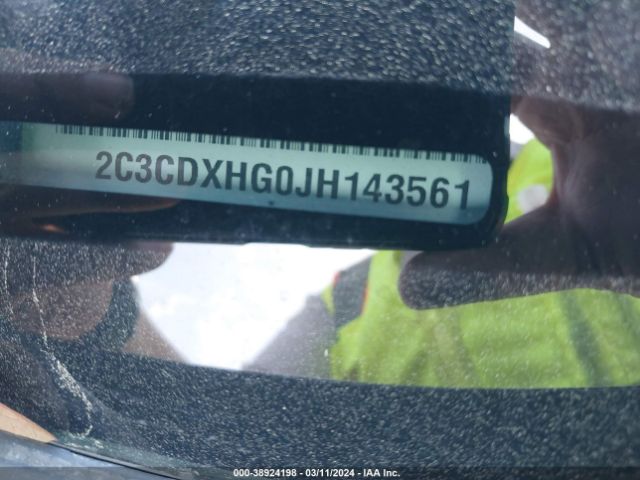 2C3CDXHG0JH143561 Dodge Charger Sxt Plus Rwd