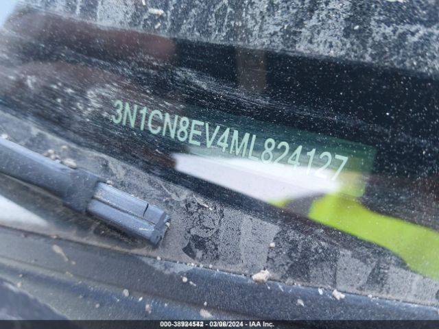 3N1CN8EV4ML824127 Nissan Versa Sv Xtronic Cvt