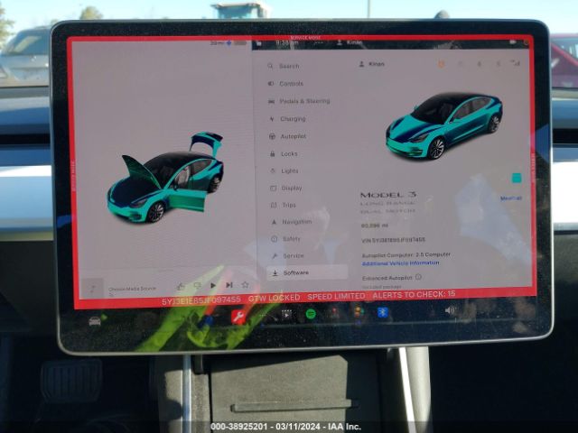 5YJ3E1EB5JF097455 Tesla Model 3 Long Range/performance