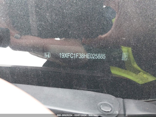 Honda Civic Ex-t 2017 19XFC1F38HE025885 Image 9