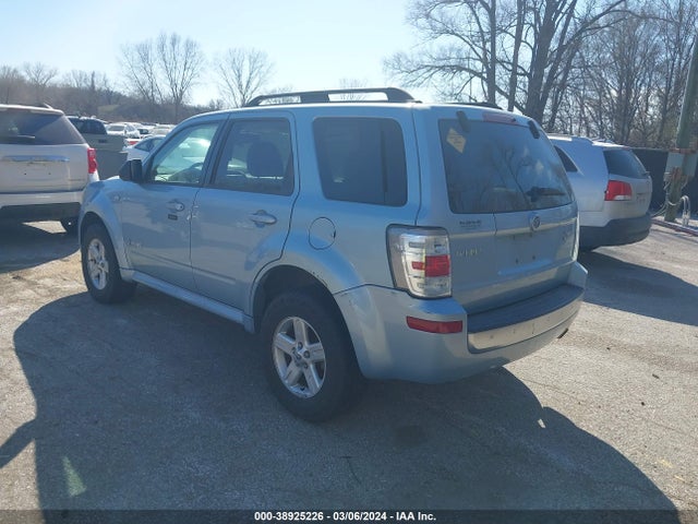 2008 MERCURY MARINER HYBRID VIN: 4M2CU29H38KJ33688