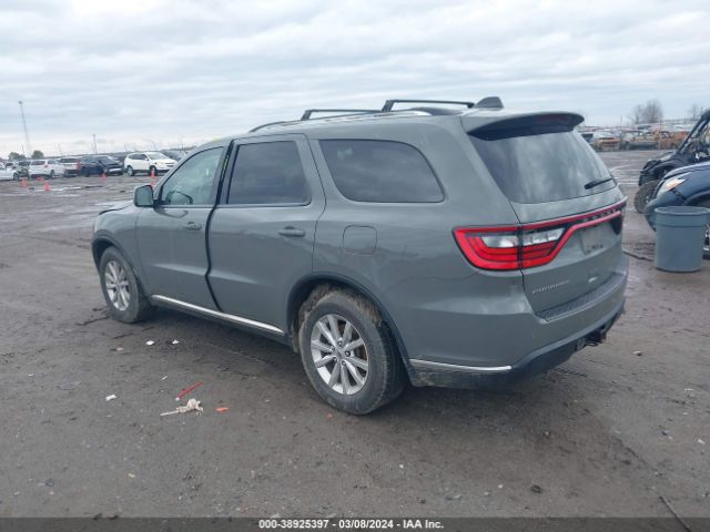 1C4RDHAG1NC102273 Dodge Durango Sxt Rwd