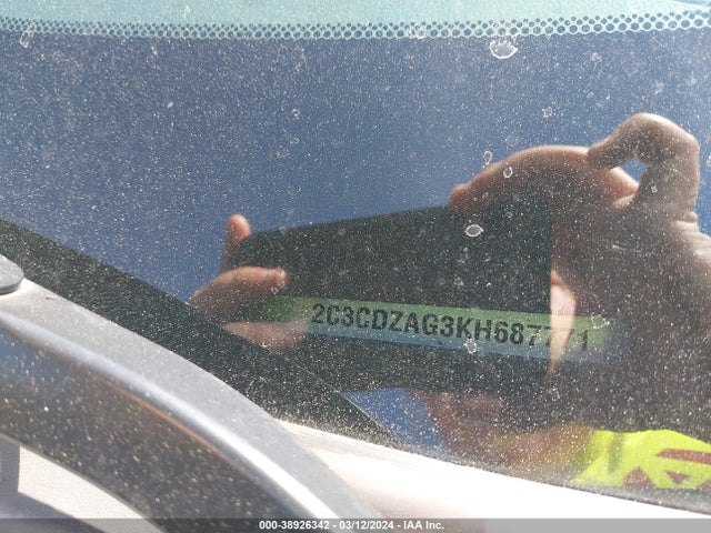 Dodge Challenger Sxt 2019 2C3CDZAG3KH687771 Image 9