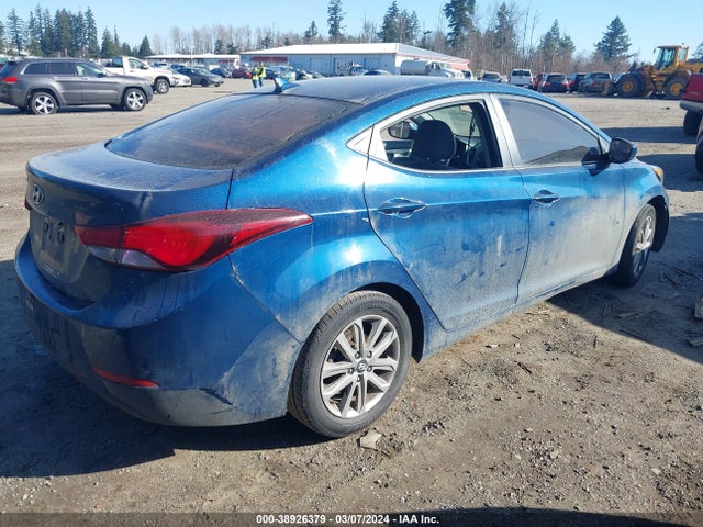 Hyundai ELANTRA SE 2015 KMHDH4AEXFU383020 Image 4