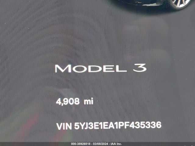 5YJ3E1EA1PF435336 Tesla Model 3 Rear-wheel Drive