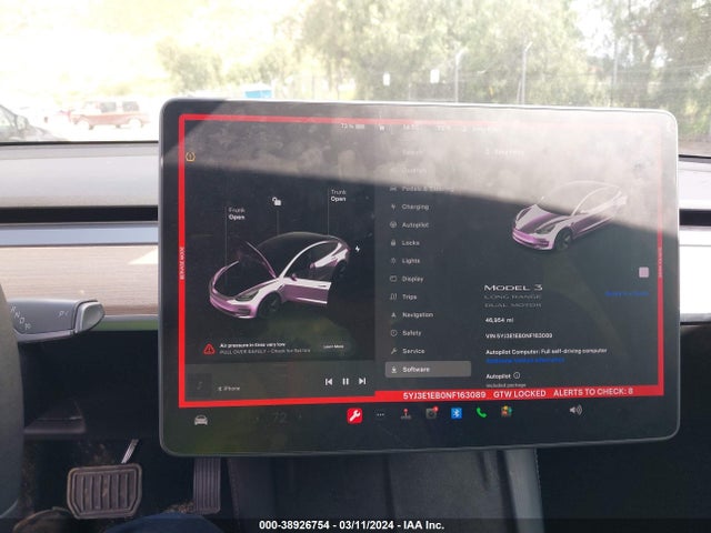 Tesla Model 3 Long Range Dual Motor All-wheel Drive 2022 5YJ3E1EB0NF163089 Image 19