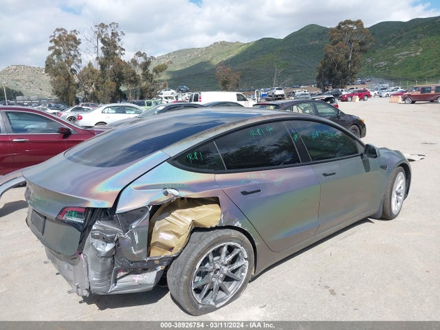 Tesla Model 3 Long Range Dual Motor All-wheel Drive 2022 5YJ3E1EB0NF163089 Image 4