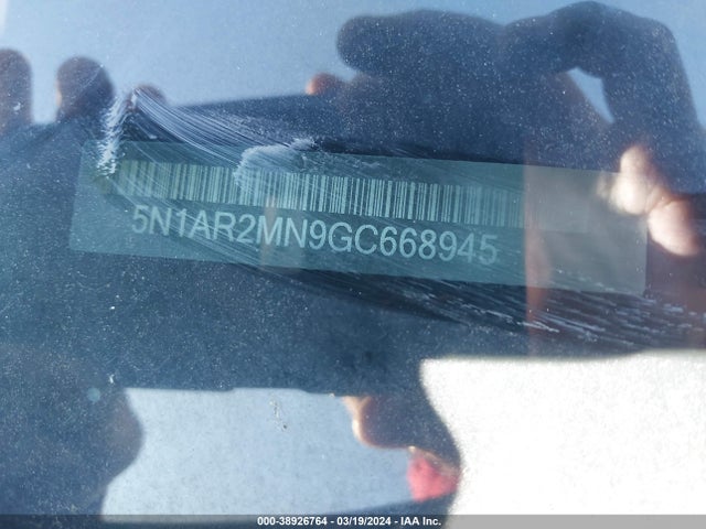 Nissan Pathfinder S 2016 5N1AR2MN9GC668945 Image 9