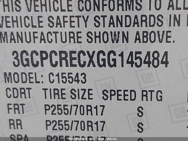 Chevrolet Silverado 1500 1lt 2016 3GCPCRECXGG145484 Image 9