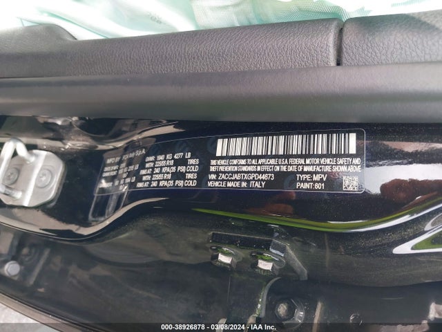 Jeep Renegade Latitude 2016 ZACCJABTXGPD44673 Image 9