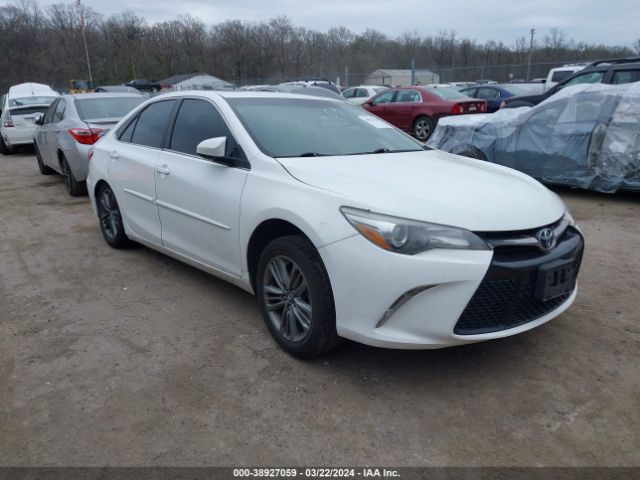 Auction sale of the 2016 Toyota Camry Se, vin: 4T1BF1FK8GU235962, lot number: 38927059