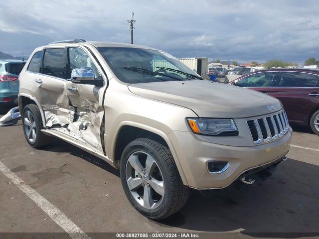 1C4RJFCT4EC400565, 2014 Jeep Grand Cherokee Overland on IAAI