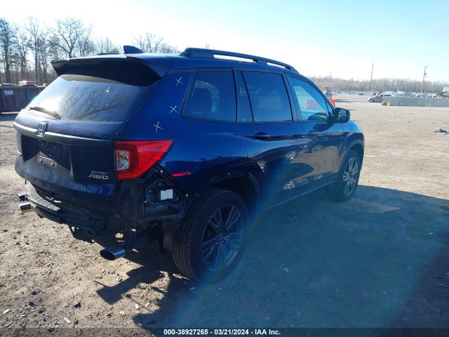 Honda Passport Awd Ex-l 2021 5FNYF8H55MB004522 Image 4