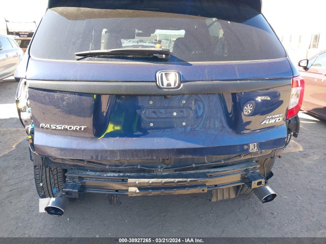 Honda Passport Awd Ex-l 2021 5FNYF8H55MB004522 Image 6