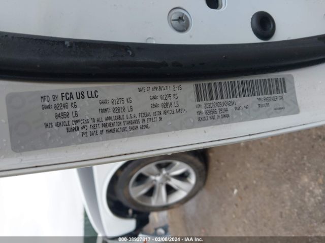 2C3CDZAG9JH242501 Dodge Challenger Sxt