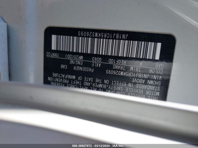 JN1BJ1CR5KW326093 Nissan Rogue Sport Sv