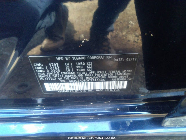 4S3GTAD63K3741545 Subaru Impreza 2.0i Premium