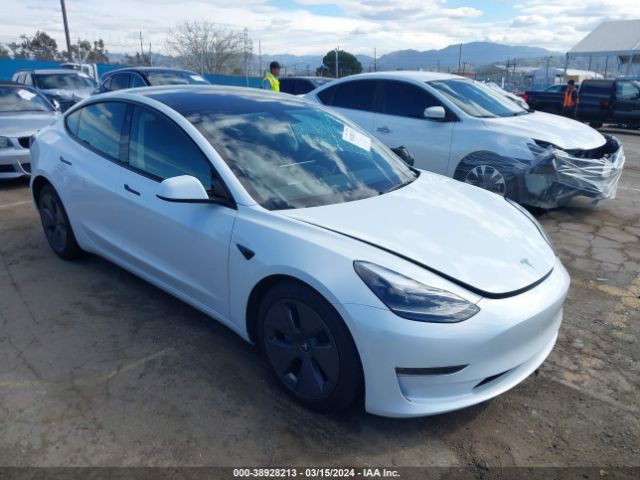 Aukcja sprzedaży 2022 Tesla Model 3 Long Range Dual Motor All-wheel Drive, vin: 5YJ3E1EB9NF250909, numer aukcji: 38928213