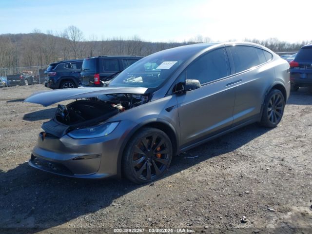 7SAXCBE68PF411255 Tesla Model X Plaid Tri Motor All-wheel Drive
