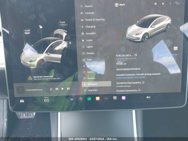 5YJ3E1EA4JF044544 Tesla Model 3 Long Range/mid Range