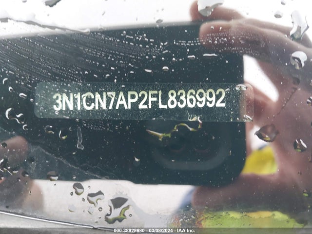 Nissan Versa 1.6 Sv 2015 3N1CN7AP2FL836992 Image 9