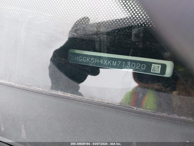 Honda FIT LX 2019 3HGGK5H4XKM713020 Image 9