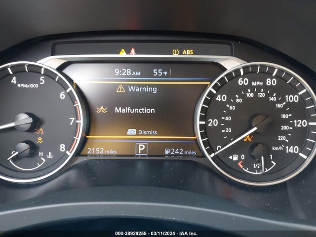 2024 NISSAN ALTIMA SV FWD VIN: 1N4BL4DV8RN370471