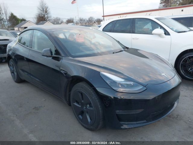 Auction sale of the 2022 Tesla Model 3 Long Range Dual Motor All-wheel Drive, vin: 5YJ3E1EB9NF184202, lot number: 38930089