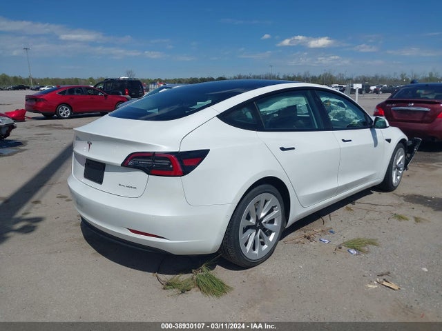 Tesla Model 3 Long Range Dual Motor All-wheel Drive 2022 5YJ3E1EB6NF128153 Image 4